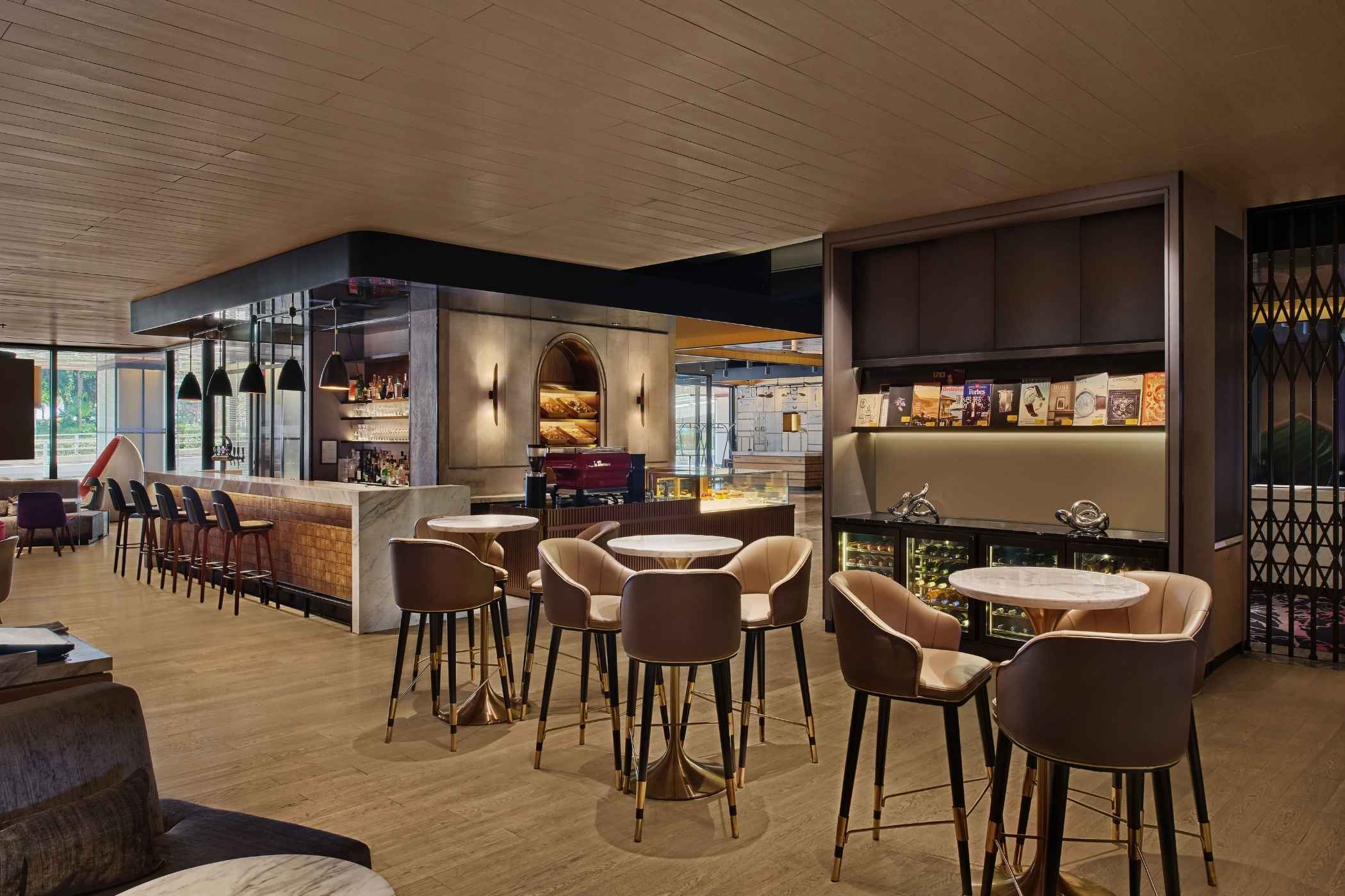 Ebb & Flow - Magazine and Coffee Table Area - Corporate Drinks and Parties